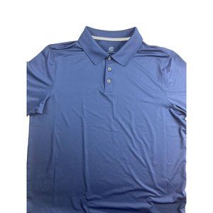 Champion Men's Short Sleeve Polo Shirt Size Large Navy Blue